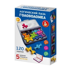 Игра головоломка "Логический пазл" фигурная 8 эл Учись играя Игра головоломка "Логический пазл" фигурная 8 эл Учись играя
