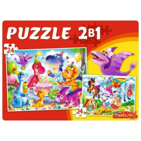 Макси-пазлы 2 в 1. "Праздничное настроение" (24 и 24 эл.) Макси-пазлы 2 в 1. "Праздничное настроение" (24 и 24 эл.)