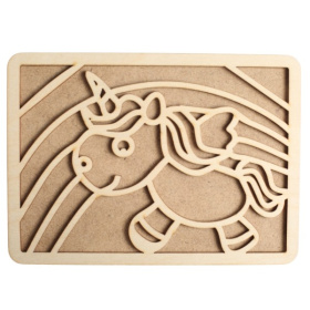 Раскраска пластилином 2 "Единорог" Раскраска пластилином 2 "Единорог"