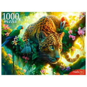 Пазлы 1000 элементов "Леопард на охоте" Пазлы 1000 элементов "Леопард на охоте"