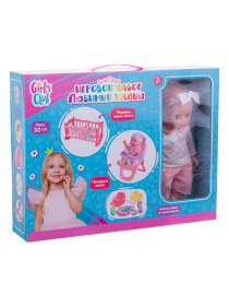 Набор Girl's Club "Маленькая мама", в комплекте: пупс 30 см, кроватка, стульчик, аксессуары Набор Girl's Club "Маленькая мама", в комплекте: пупс 30 см, кроватка, стульчик, аксессуары