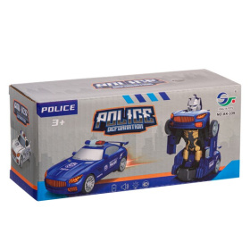 Машинка "Полиция" на батарейках, трансформируется в робота Машинка "Полиция" на батарейках, трансформируется в робота