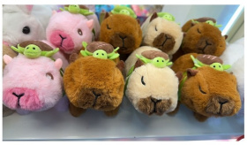 Мягкая игрушка "Капибара", функциональная, размер 16*13 см, 3 вида в ассортименте Мягкая игрушка "Капибара", функциональная, размер 16*13 см, 3 вида в ассортименте