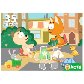 Пазлы 35 элементов. Лицензия/ КОТЭ Пазлы 35 элементов. Лицензия/ КОТЭ