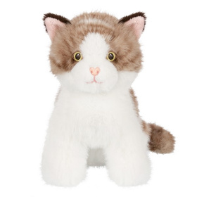 Кот серо-белый, 23 см, в/п 23*11*17 см Кот серо-белый, 23 см, в/п 23*11*17 см