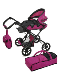 Коляска для кукол - трансформер, классическая 77*44*83 см Коляска для кукол - трансформер, классическая 77*44*83 см