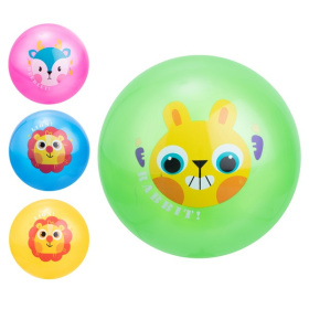 Мяч детский "мордашки животных", в ассортименте Мяч детский "мордашки животных", в ассортименте