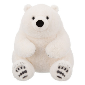 Мягкая Игрушка RELANA, Полярный мишка с мягкими коготками, 35 см Мягкая Игрушка RELANA, Полярный мишка с мягкими коготками, 35 см