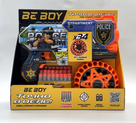Автомат "BeBoy", 24 софт-патрона в комплекте Автомат "BeBoy", 24 софт-патрона в комплекте
