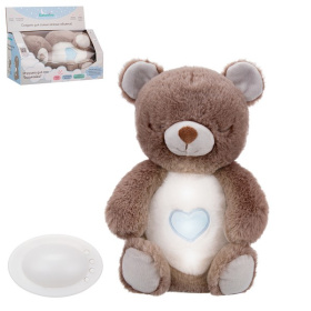 Игрушка для сна Elefantino "Мишка.Засыпайка", функция"Smart-Баю", колыбельные, белый шум, таймер Игрушка для сна Elefantino "Мишка.Засыпайка", функция"Smart-Баю", колыбельные, белый шум, таймер