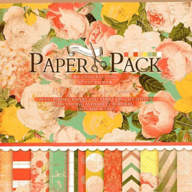 Набор бумаги "Яркие цветы" Набор бумаги "Яркие цветы"