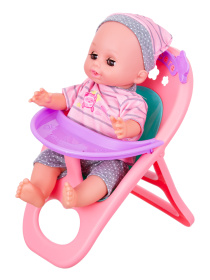 Набор Girl's Club "Маленькая мама", в комплекте: пупс 30 см, кроватка, стульчик, аксессуары Набор Girl's Club "Маленькая мама", в комплекте: пупс 30 см, кроватка, стульчик, аксессуары