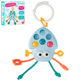 Игрушка развивающая "Осьминожка" Elefantino, подвижные элементы. резиночки с уникальной текстурой Игрушка развивающая "Осьминожка" Elefantino, подвижные элементы. резиночки с уникальной текстурой