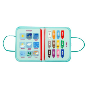 Набор развивающий Elefantino "Хочу все знать",8 страниц (элементы на липучках): цвета, формы и др. Набор развивающий Elefantino "Хочу все знать",8 страниц (элементы на липучках): цвета, формы и др.