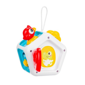 Центр игровой развивающий Elefantino 6в1, подвижные детали, часы-трещотка Центр игровой развивающий Elefantino 6в1, подвижные детали, часы-трещотка