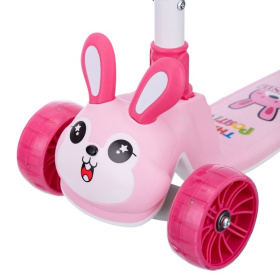 Самокат трехколесный Slider, колеса светящиеся, руль складной Самокат трехколесный Slider, колеса светящиеся, руль складной