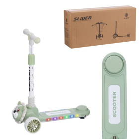 Самокат трехколесный Slider, колеса светящиеся Самокат трехколесный Slider, колеса светящиеся