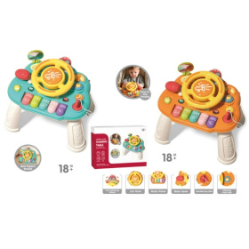 Развивающий игровой столик, музыкальный руль, пианино, 2 цвета в ассортименте Развивающий игровой столик, музыкальный руль, пианино, 2 цвета в ассортименте