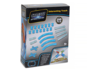 Трасса для аэротрека, в комплекте 37 деталей Трасса для аэротрека, в комплекте 37 деталей