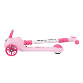 Самокат трехколесный Slider, колеса светящиеся, руль складной Самокат трехколесный Slider, колеса светящиеся, руль складной