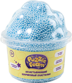 Шариковый пластилин, модели Puzzle Foam с фигурной крышкой облако, банка Шариковый пластилин, модели Puzzle Foam с фигурной крышкой облако, банка