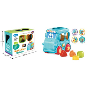 Набор "Машинка-сортер", подвижные детали Набор "Машинка-сортер", подвижные детали