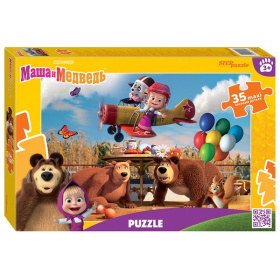 Мозаика "puzzle" 35 MAXI "Маша и Медведь (нов.)" (Анимаккорд) Мозаика "puzzle" 35 MAXI "Маша и Медведь (нов.)" (Анимаккорд)