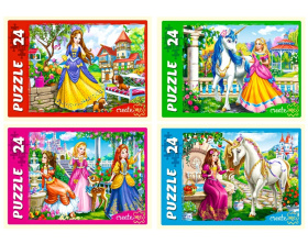 Пазлы 24 эл. "Волшебный мир принцесс" Пазлы 24 эл. "Волшебный мир принцесс"