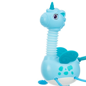 Игрушка развивающая Elefantino "Единорожка", на присоске, развитие мелкой моторики, резиночки с разн Игрушка развивающая Elefantino "Единорожка", на присоске, развитие мелкой моторики, резиночки с разн