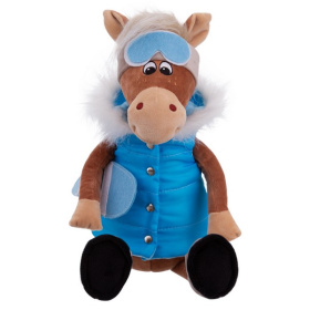Игрушка мягконабивная ТМ "Relana" Конь со сноубордом Патрик, 25 см Игрушка мягконабивная ТМ "Relana" Конь со сноубордом Патрик, 25 см