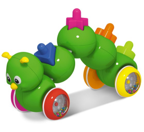 Каталка-сортер "Гусеничка" Каталка-сортер "Гусеничка"