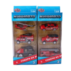 Набор инерционный "Пожарные", в ассортименте Набор инерционный "Пожарные", в ассортименте