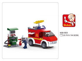 Конструктор "Маленькая пожарная машина" 133 детали Конструктор "Маленькая пожарная машина" 133 детали