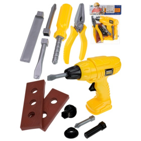 Набор инструментов"Ремонтное дело"(38,5х26,5 см)(14 предметов,дрель инеционная,в пакете) Набор инструментов"Ремонтное дело"(38,5х26,5 см)(14 предметов,дрель инеционная,в пакете)
