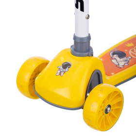 Самокат трехколесный Slider, колеса светящиеся, руль складной Самокат трехколесный Slider, колеса светящиеся, руль складной