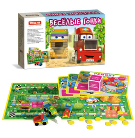 Настольная игра "Веселые гонки" Настольная игра "Веселые гонки"