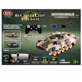 Танк на пульте радиоуправления, вращение на 360°, в ассортименте Танк на пульте радиоуправления, вращение на 360°, в ассортименте