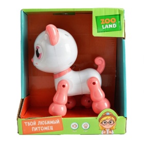 Игрушка Zooland "Котик" на бат., световые эффекты, повторюшка, двигается вперед/назад Игрушка Zooland "Котик" на бат., световые эффекты, повторюшка, двигается вперед/назад