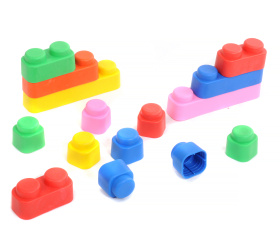 Мягкий конструктор "Elefantino" мини, 15 деталей Мягкий конструктор "Elefantino" мини, 15 деталей