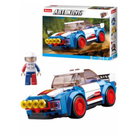 Конструктор "Гоночный автомобиль" 138 деталей, 1 фигурка Конструктор "Гоночный автомобиль" 138 деталей, 1 фигурка
