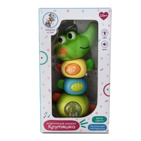 Игрушка развивающая "Крокодильчик", световые и звуковые эффекты, детали врящаются Игрушка развивающая "Крокодильчик", световые и звуковые эффекты, детали врящаются