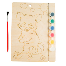 Раскраска по образцу "Енот" Раскраска по образцу "Енот"