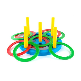 Игра "2 в1" (кольцеброс+поймай шарик) Игра "2 в1" (кольцеброс+поймай шарик)