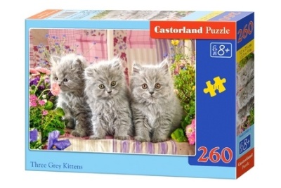 Puzzle-260 "Три серых котенка"