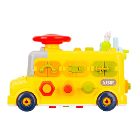 Набор развивающий Elefantino "Юный механик", в комплекте: гаечный ключ, отвертка, съемный двигатель Набор развивающий Elefantino "Юный механик", в комплекте: гаечный ключ, отвертка, съемный двигатель