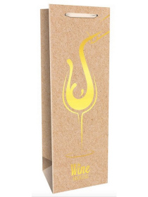 Пакет подар. из крафт-бумаги с тисн.фольг. (12 шт в наборе) 12.5х36.5х9см(craft Bottle) зол.бокал 20 Пакет подар. из крафт-бумаги с тисн.фольг. (12 шт в наборе) 12.5х36.5х9см(craft Bottle) зол.бокал 20