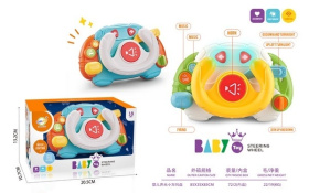 Развивающий игровой центр "Руль", световые и звуковые эффекты, 2 цвета в ассортименте Развивающий игровой центр "Руль", световые и звуковые эффекты, 2 цвета в ассортименте