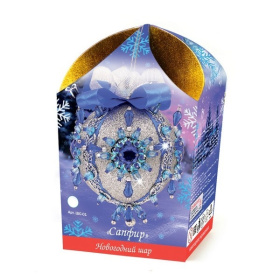 Новогодний шар "Сапфир" Новогодний шар "Сапфир"