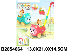 Каталка на палочке, 4 вида в ассортименте, высота ручки: 46 см Каталка на палочке, 4 вида в ассортименте, высота ручки: 46 см