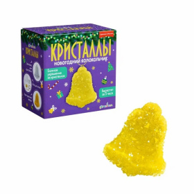Набор для экспериментов фигурный кристалл "Новогодний колокольчик" Набор для экспериментов фигурный кристалл "Новогодний колокольчик"